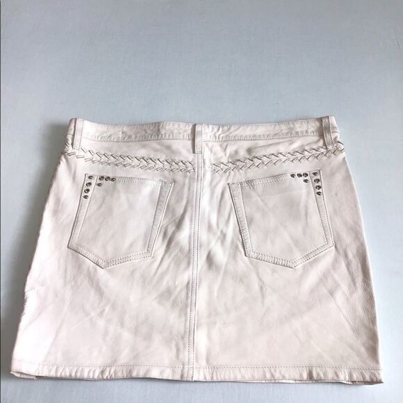 IRO Wirt Genuine Leather Skirt Size 38 - Picture 3 of 11